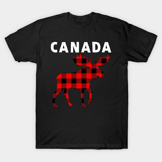 Canada Moose Gift T-Shirt by JKFDesigns